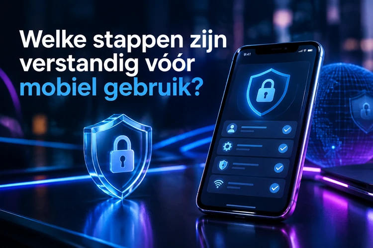 Welke stappen zijn verstandig vóór mobiel gebruik?
