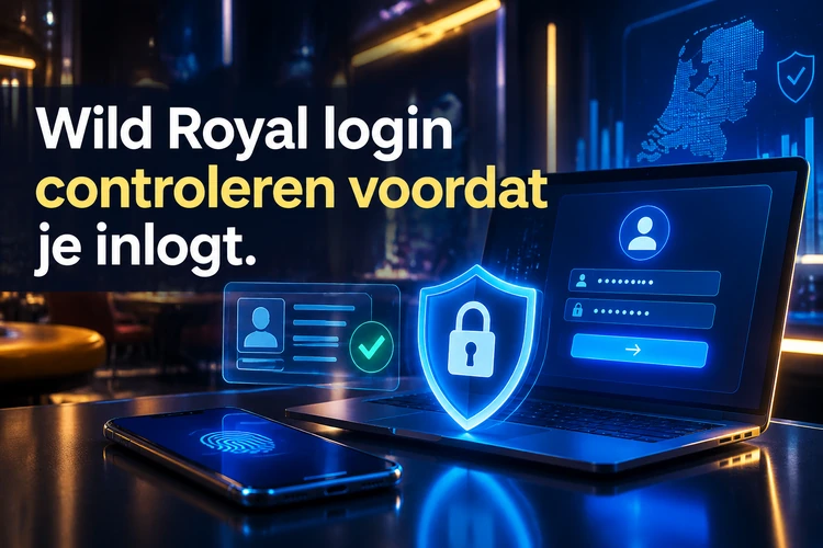Wild Royal login controleren voordat je inlogt