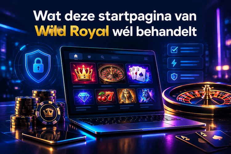 Wat deze startpagina van Wild Royal wél behandelt